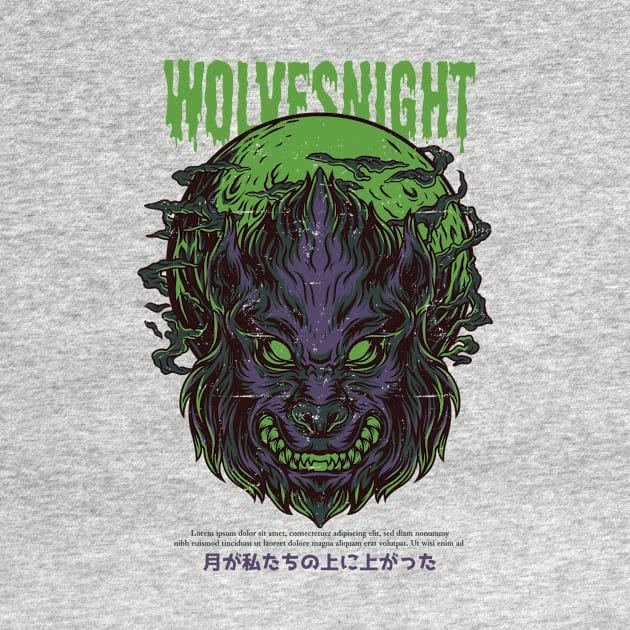 Wolves Night by teebarclub